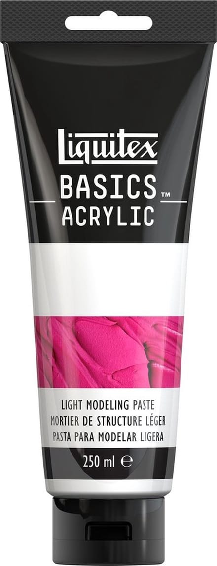 Liquitex 8870308 Basics Light Modeling Paste Tube – Lichte acryl structuurpasta, mat, scheurvrij & mengbaar - lichte modelleerpasta