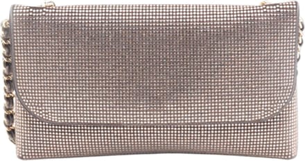 Flora & Co - clutch - avondtasje bling bling - handtas feestdagen - champagne