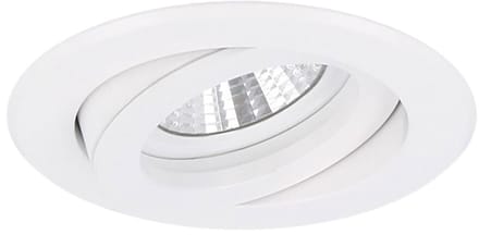 Verona - Inbouwspot Wit Rond - Kantelbaar - 1 Lichtpunt - Ø 82mm