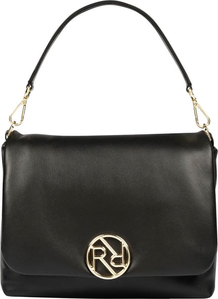 ROECKL Leren Schoudertas Soho Crossover Small Black Zwart