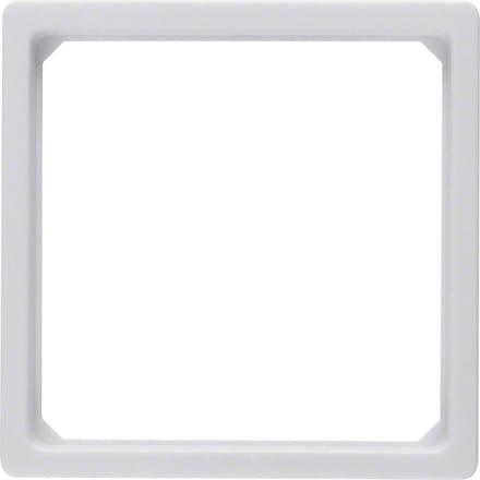 Hager Berker Adapterring Voor Centrale Plaat 50x50mm Polair Wit - 11096079 [5 stuks]