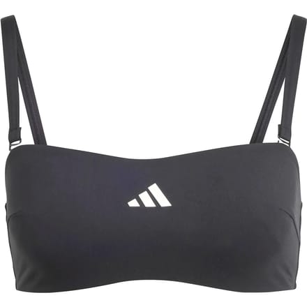 adidas Sportswear Iconisea Gevoerde Bandeautop - Dames - Zwart