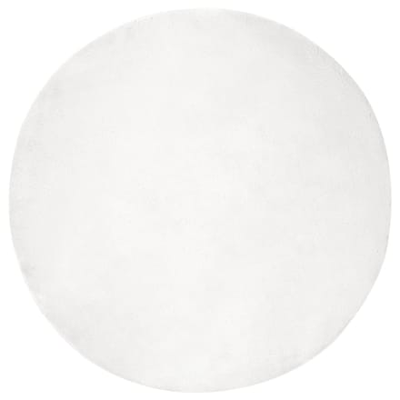 vidaXL - Antislip - vloerkleed - van - imitatie - konijnenbont - OLITE - Wit