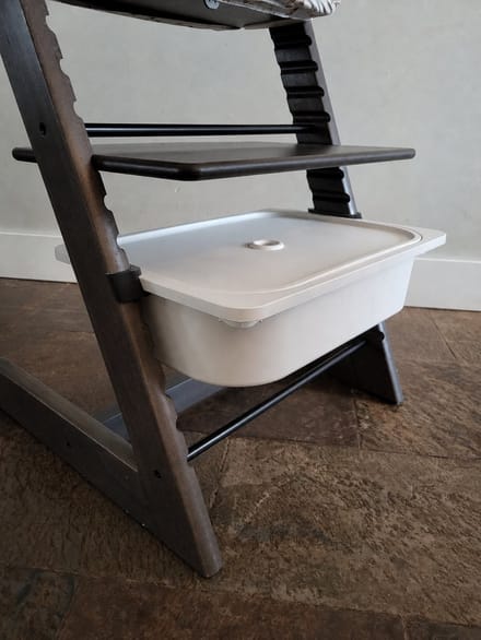 Stokke Tripp Trapp Adapter voor IKEA Trofast Plastic Bak - Zwart