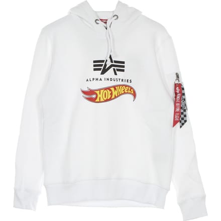 Hot Wheels Flag Hoody herensweatshirt wit