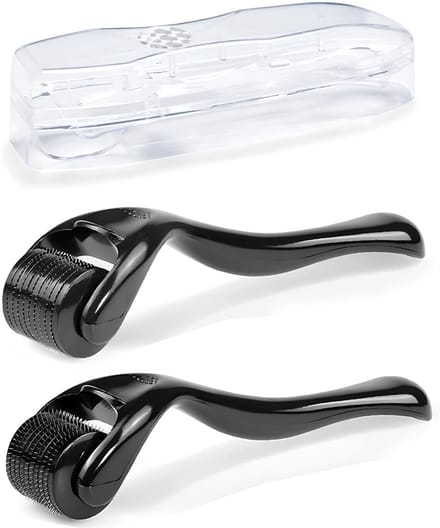 KAD® Dermaroller Haargroei - Dermaroller - Zwart - 17cm x 10cm x 5cm