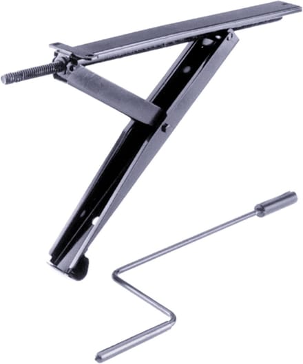 Stabilisator Set - Ondersteuning Trailer - Caravan Stabiliseren - Roestbestendige Coating - 20 Inch Bereik - Zwart