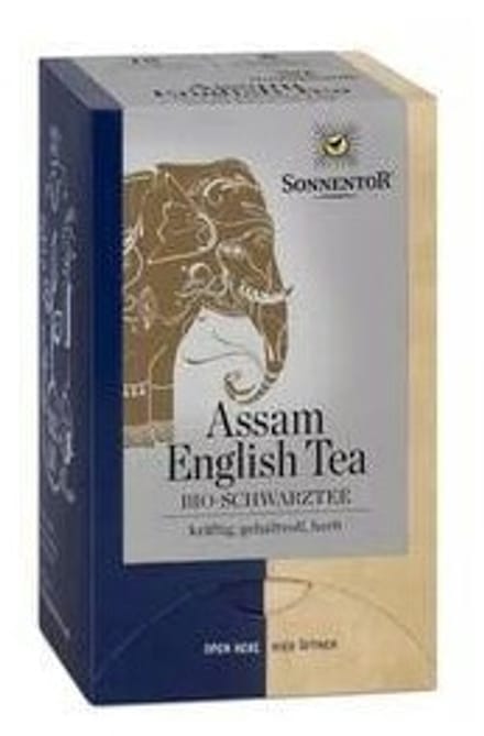 Sonnentor Assam English zwarte thee bio 18 Zakjes