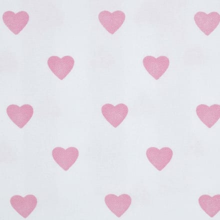 Homescapes stof per meter harten roze 150 cm breed