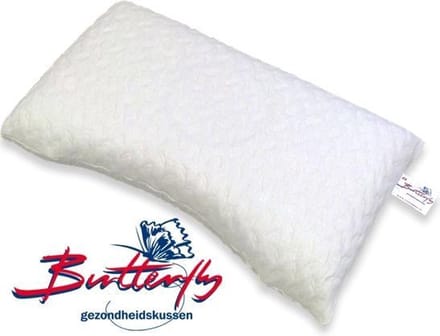 Mahoton - Butterfly kussen - 100% Natuurrubber - MEDIUM - (hoogte 12 cm) - Latex