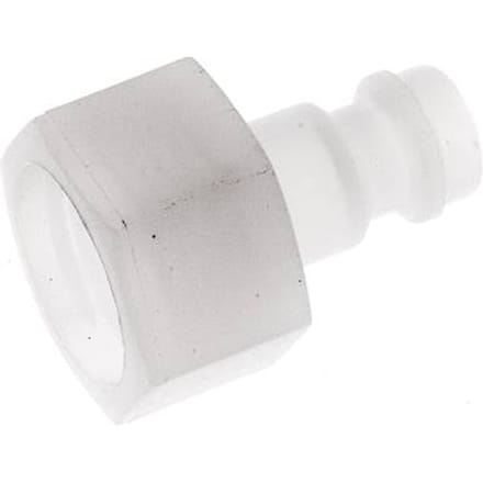 PVDF DN 5 Koppeling Insteeknippel G 1/4 inch Binnendraad