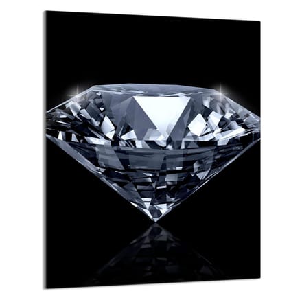 TMK ArtDeko - Snijplank - Glas - 40x52 cm - Hartversierd