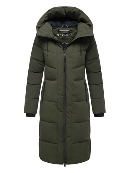 Navahoo dames wintermantel SCHOKOKUSS – elegant, warm & functioneel