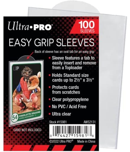 Easy Grip Kaarthoezen 2-1/2" x 3-1/2" - Bescherm je Verzamelstukken