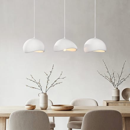 LumenXL LumenXL - Wabi Sabi hanglamp Shibui - Wit - Steeneffect - 3-lichts