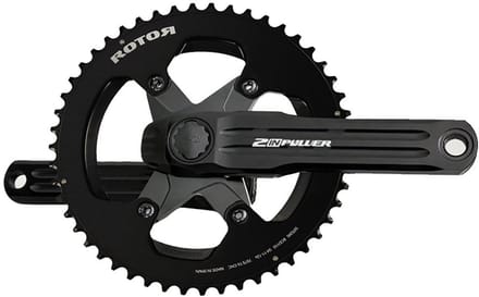 Rotor 2 In Power Sl Crankstel Met Vermogensmeter Zilver 172.5 mm / 52/36t