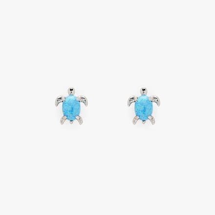 Pura Vida - Opal Sea Turtle - oorbellen