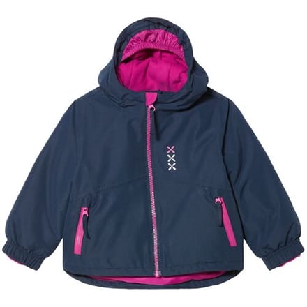 LUPILU Kinderwinterjas (donkerblauw/roze, 86/92)