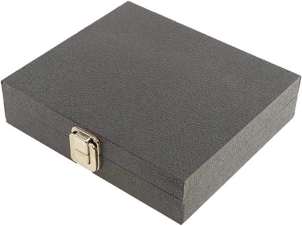 Display Tray Case - Organizer Box - Sieraden Presenteren - Topkwaliteit Leathette - 210mm x 185mm x 50mm - Zwart