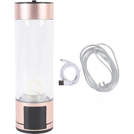 Waterstof Waterfles 400ml 2 Modi Type C 5V Afgesloten Draagbare Waterstof Water Ionisator Machine voor goud