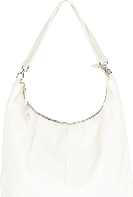 Marc O'Polo Schoudertas Lelle Hobo Bag Chalky Sand Crème