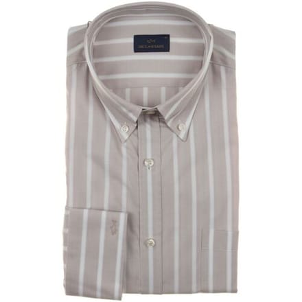 Paul & Shark Overhemd Cotton Twill Stripe Shirt Beige-Wit / male