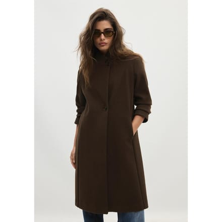 Stradivarius Basic jas met zachte touch  Bruin S