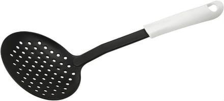 DnA® Spatel - Zeef - Schuimspaan - Zwart/Wit - 34cm x 4cm x 9cm
