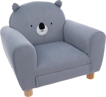 Atmosphera Kinderfauteuil Koala - Grijs - 51 x 42,5 cm