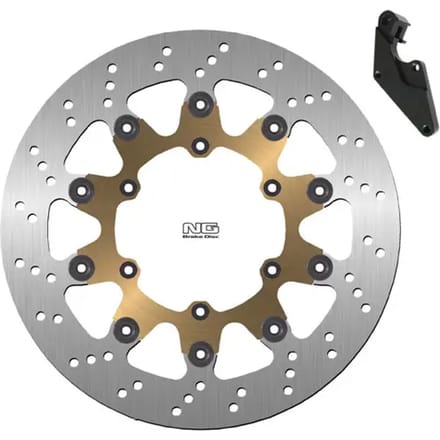 Vlotterende motorremschijfset en steuntje NG Brake Disc 723K14