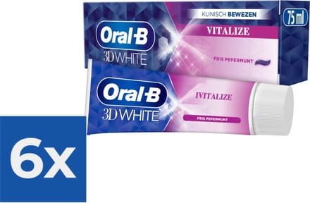 Oral-B Tandpasta - 3D White Vitalize 6 x 75 ml