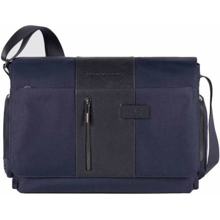 Zak Piquadro Brief 2 Messenger Blue - CA1592BR2-BLU