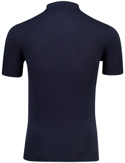 Born With Appetite poloshirt korte mouw donkerblauw