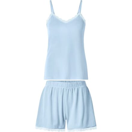 ESMARA Korte dames pyjama (Blauw, M (40/42))