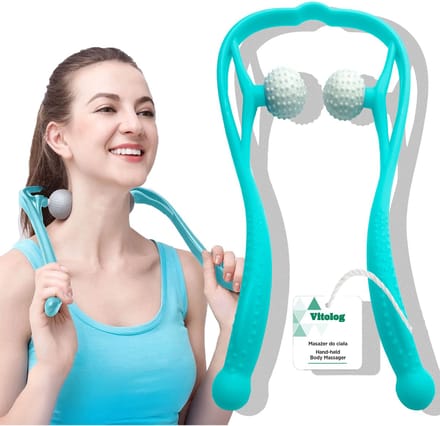 Vitolog Shiatsu Serie - Handmatige Massager - Ergonomisch - Twee Kogels