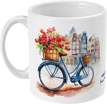 Mok | Fiets - With Love from Holland | 325ml
