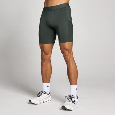 MP Heren Hybrid Pocket Half Tight - Gewassen Zwart - M