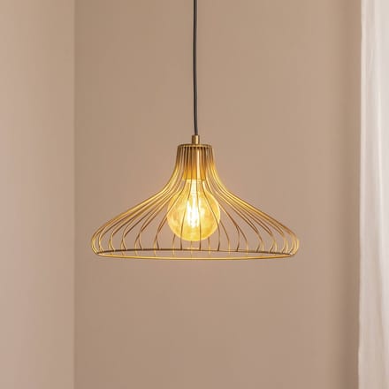 Opviq Hanglamp Depay, goud, 1-lamp, metaal, Ø 36 cm, E27
