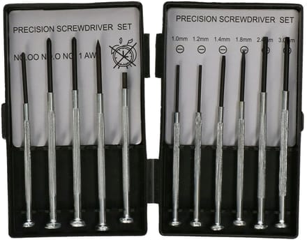 DID Precisie schroevendraaierset - 11-delig - mini schroevendraaier - kleine schroevendraaiers