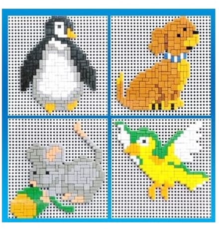 Stick-it Mijn eerste dieren 4 in 1, 800 stukjes