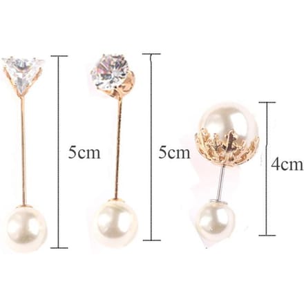 Ensemble de Broches Mode Perle Strass Broches Pour Femmes Vêtements Épingle de Revers Pull Jupe Broches Métal Accessoires DIY white