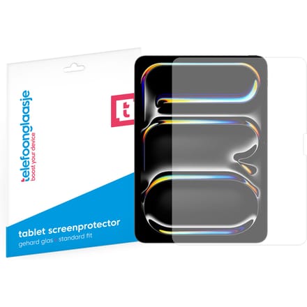 Apple iPad Pro 11 (2024) screenprotector gehard glas