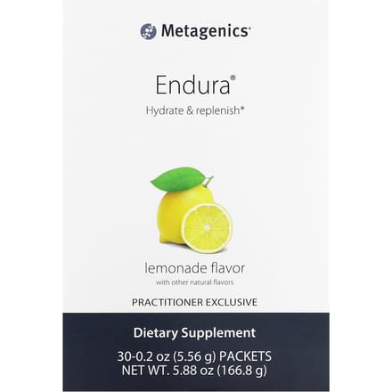 Metagenics, Endura, Lemonade, 30 zakjes, 0,2 oz (5,56 gram) elk
