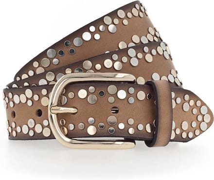 Vanzetti Leren Riem Belt 35MM W100 L.brown Lichtbruin