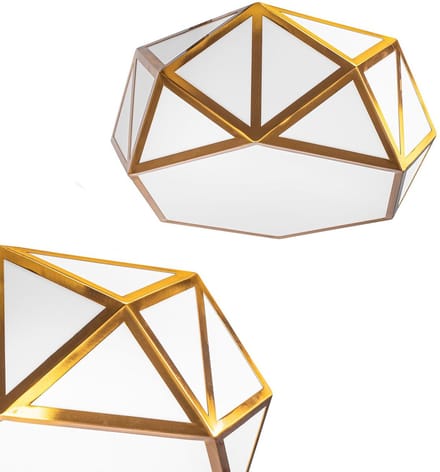 Toolight App1238-C Plafonnière Goud 35X35X16Cm