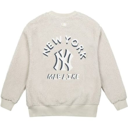 MLB New York Yankees Crewneck Sweatshirt Unisex sweatshirt Off-White 31MTF2061-50B XXL white