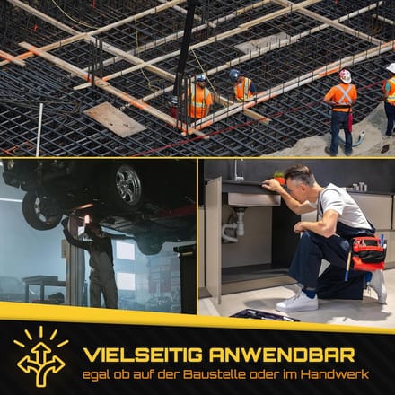 Robuuste Dubbele Ratel voor Steigerbouw en Montage - 36 cm Lengte