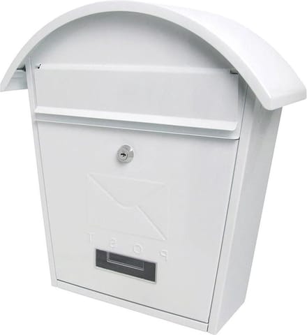 Brievenbus compact wit - Sterling MB06.