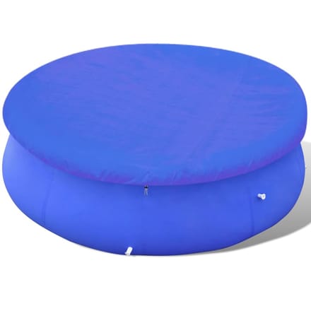 vidaXL - Zwembadhoes - rond - 90 - g/m² - 540 - cm - PE