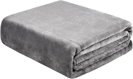 Elektrische deken - Verwarmde plaid - Warm blijven - USB verwarming - 80x140 cm - Grijs
